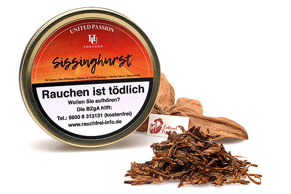 HU-tobacco Sissinghurst Pfeifentabak 50g Dose